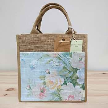 Amazon.co.jp: ローラアシュレイ ジュート ショッピングバッグ